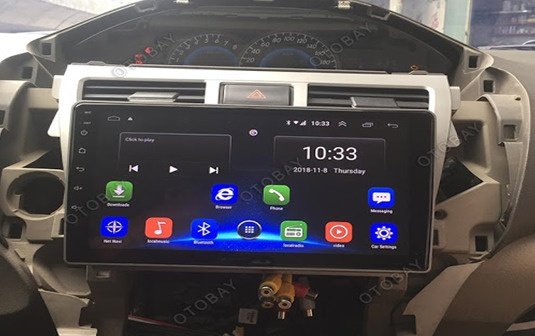Màn hình đầu android rõ nét, độ phân giải cao