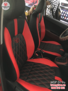 Bộ áo ghế ô tô 19 màu đen đỏ kết hợp sang trọng, đẳng cấp