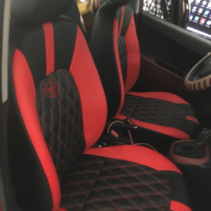 Bộ áo ghế ô tô 19 màu đen đỏ kết hợp sang trọng, đẳng cấp