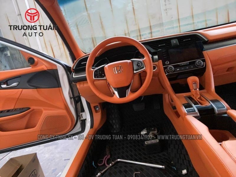 Vô lăng xe Mazda bọc da Nappa