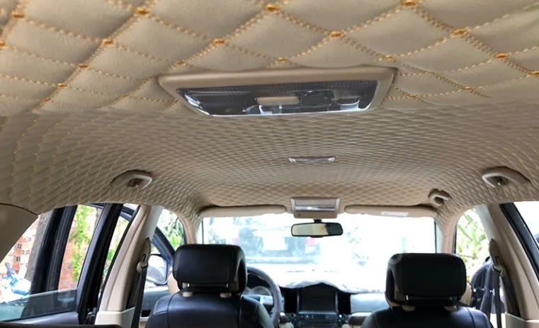 Bọc trần da 5D màu đen cho xe SUV