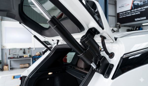 Trải nghiệm tính năng độ đá cốp ô tô tiện lợi khi xách nhiều đồ đạc